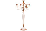 Kandelaar Koper 42 x 42 x 78 cm White-Copper