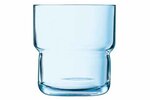 Tumbler glas 22 cl Log Ice Blue