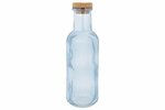 Fles 1 liter met kurk Raya Blauw