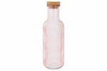 Fles 1 liter met kurk Raya Roze