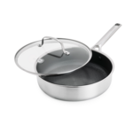 Hapjespan met deksel Greenpan Apex 24cm