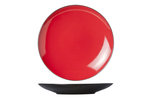 Bord 28 cm rood Finesse