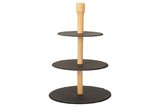 Etagere leisteen hout 3 laags