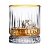 Glas 35,5 cl Elysia gouden rand_