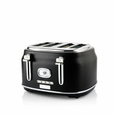 Retro Broodrooster 4 Slice Toaster Zwart Westinghouse