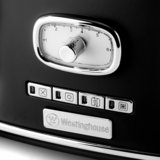 Retro Broodrooster 4 Slice Toaster Zwart Westinghouse