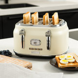 Retro Broodrooster 4 Slice Toaster Wit Westinghouse