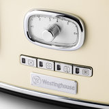 Retro Broodrooster 4 Slice Toaster Wit Westinghouse