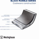 Kookpan 24 cm Black Marble Wood Westinghouse