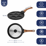 Pannenkoekenpan 26 cm Black Marble Wood Westinghouse