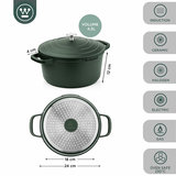 Kookpan 24 cm Groen Performance Series Inductie Westinghouse