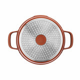 Kookpan 24 cm Rood Performance Series Inductie Westinghouse