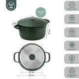 Kookpan 28 cm Groen Performance Series Inductie Westinghouse