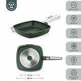 Grillpan 28 cm Groen Performance Series Inductie Westinghouse