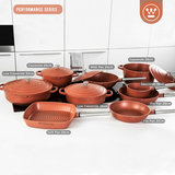 Grillpan 28 cm Rood Performance Series Inductie Westinghouse