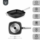 Grillpan 28 cm Zwart Performance Series Inductie Westinghouse