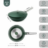 Wokpan 28 cm Groen Performance Series Inductie Westinghouse