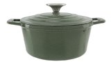 Kookpot 18cm Castard gietijzer glans groen_