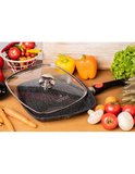 Grillpan Keramische Coating 24 cm Zwart Edënbërg Stonetec Line