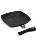 Grillpan Keramische Coating 24 cm Zwart Edënbërg Stonetec Line