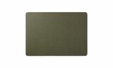 Placemat 43 x 30 cm Structuur Groen Layer