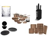 Complete uitzet set Goud & Zwart