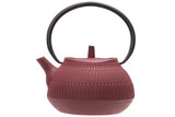 Theepot gietijzer rood 1,1 L Yokohama