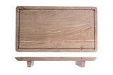 Serveerplank met groef 45 cm x 25 cm Acacia