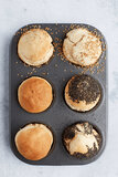 Bakvorm voor 6 Muffins met anti-aanbaklaag 