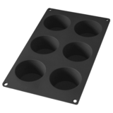 Bakvorm voor 6 Muffins Zwart Silicone Lékué