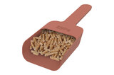 Pellets schep Melfa 21,5 cm lengte terracotta