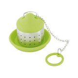 Thee infuser RVS/Silicone Groen