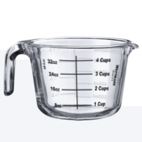 Maatbeker 1 liter Borosilicaatglas Westmark