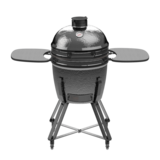 Kamado BBQ Grill XL zwart Kamal met zijbordjes en onderstel