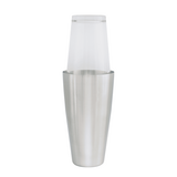 Cocktailshaker 750ml RVS/Glas Boston 