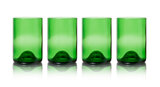 Tumbler 33cl set van 4 Groen Rebottled