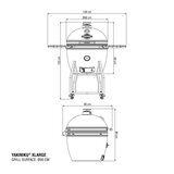 Yakiniku Kamado BBQ Grill 22 inch XLarge_