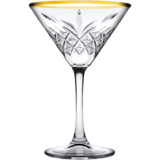 Martini cocktailglas 23 cl Timeless Pasabahce gouden rand
