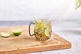 Moscow Mule Glas 500 ml Zwart Gehamerd