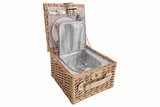 Picknickmand 2 personen bruin 30 cm incl koeltas_