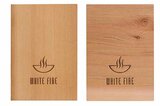 Rookplank Ceder set van 2 White Fire