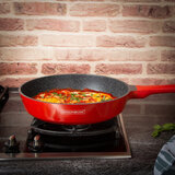 Pannenset marmeren coating 14-delig rood Creuset Royalty Line_