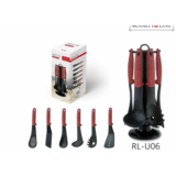 Keukenset 6-delig rood