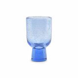 Glas op voet 25 cl Kolon blauw