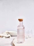 Fles 1 liter met kurk Raya Roze