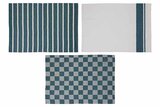 Theedoek Blauw Set van 3