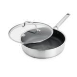 Hapjespan met deksel Greenpan Apex 24cm