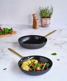 Koekenpannenset 2 delig Elegance zwart goud