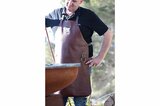 Leren schort bruin rood Accessoires
