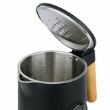 Waterkoker 1,7 liter zwart bamboe Emerio